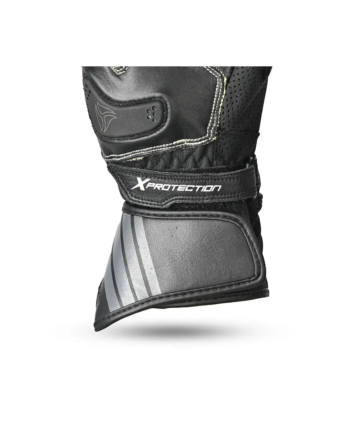 R-tech GP Racing  Guanti da corsa da uomo - Neri / Grigio detail