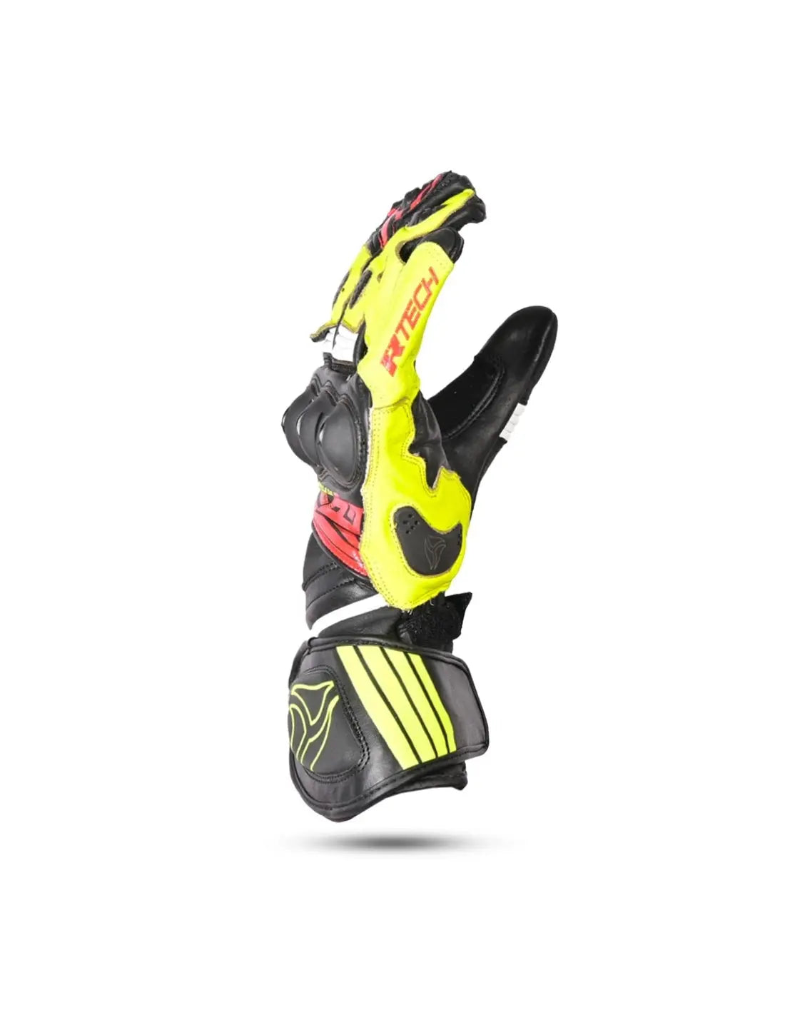 R-tech GP Racing  Guanti da corsa da uomo - NERO/GIALLO