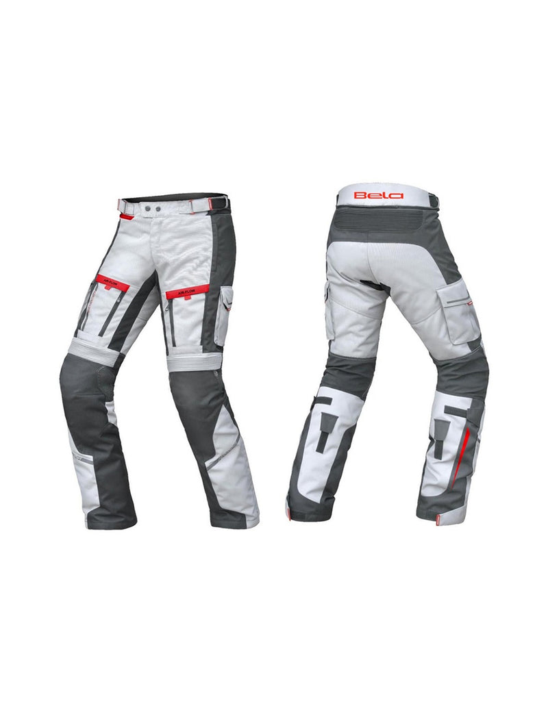 Bela Transformer Pantaloni da moto per uomo Grigio / Nero / Rosso