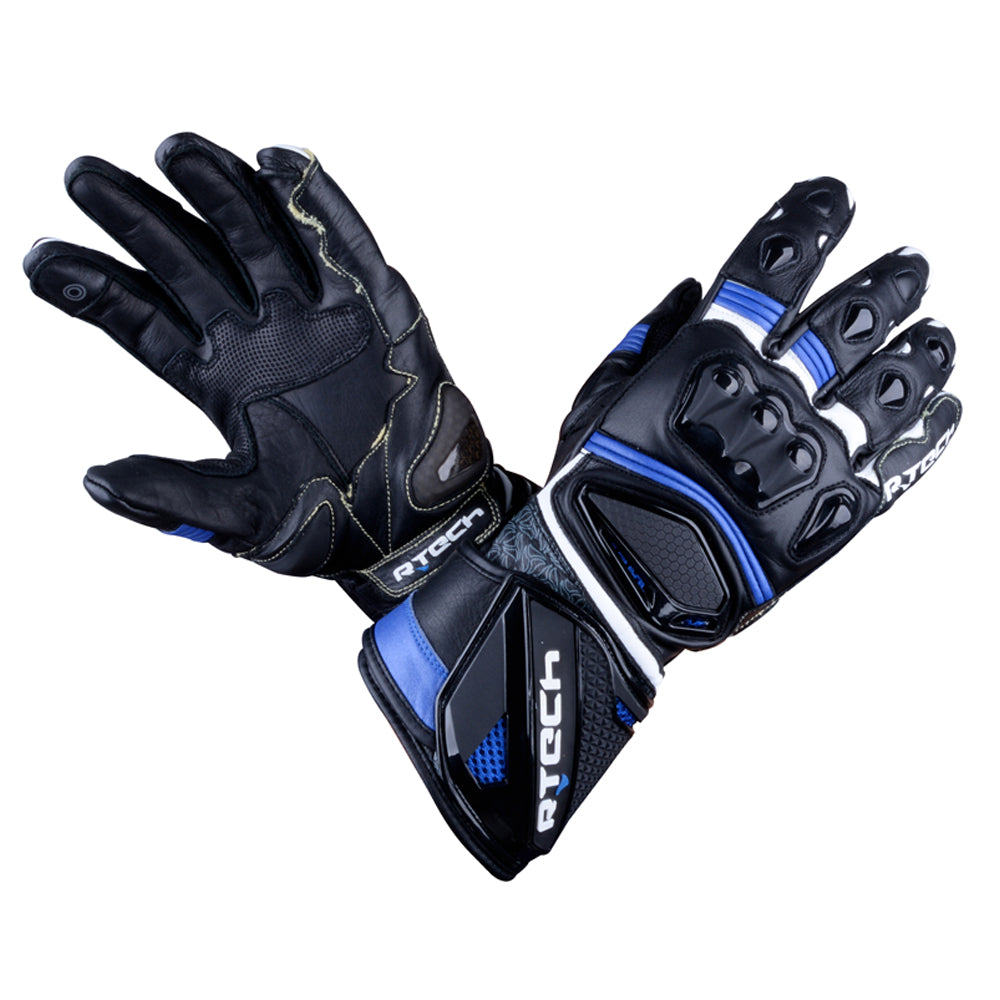 R-Tech Robo Lady Blu Guanto Moto da Corsa