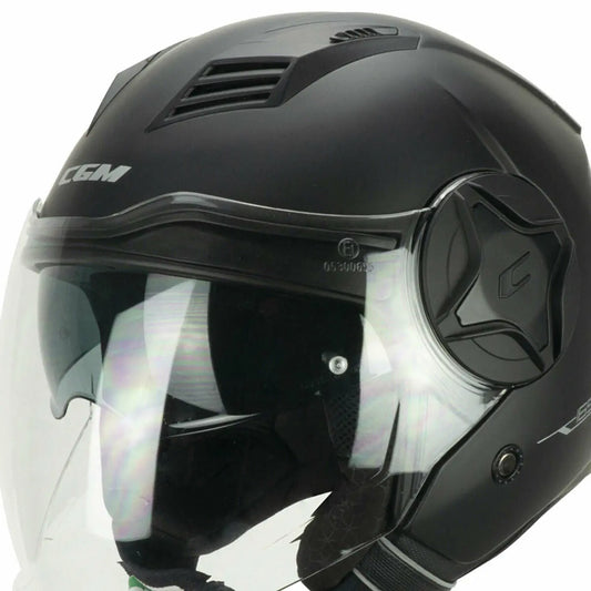 CGM 169A ILLI Mono Casco Moto Jet Nero Opaco – Yamoto.it
