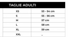 Casco Moto Demi-Jet 1WH WOLLI MONO Glicine sagomata By Ska-P🇮🇹 size chart