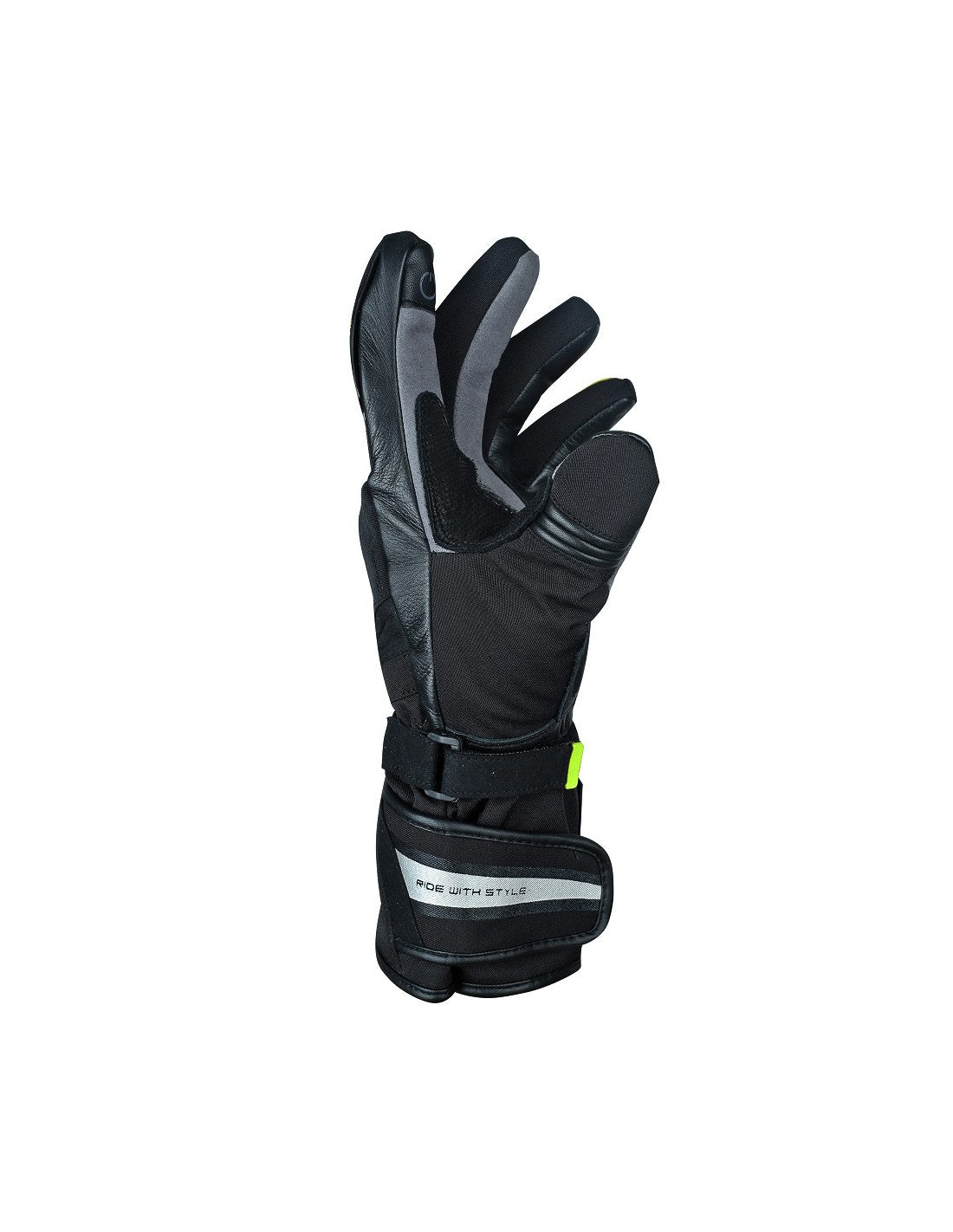 Bela Iglo Men Guanti invernali da uomo - Nero/Giallo Fluor